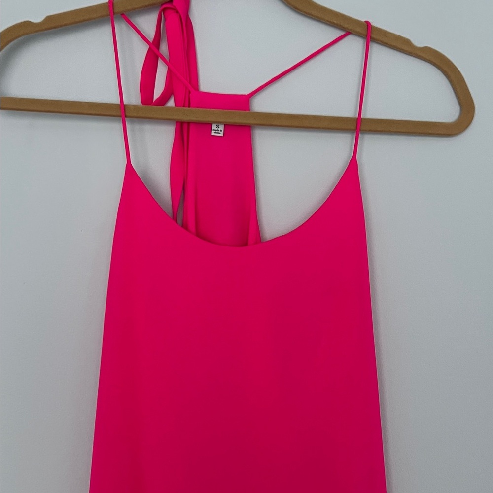 Women's Pink Spaghetti Strap Dress
